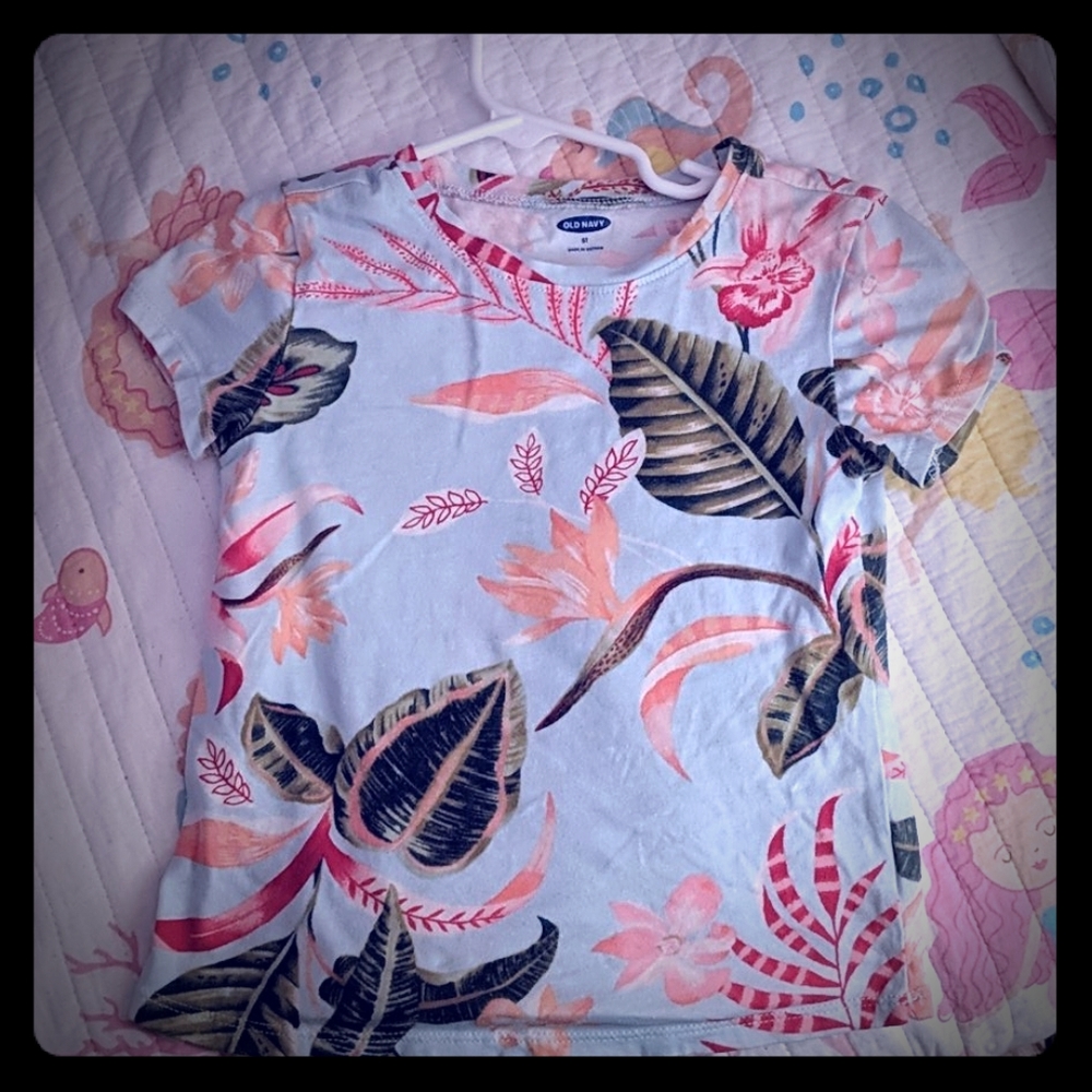 Old Navy Tropical Floral T-shirt